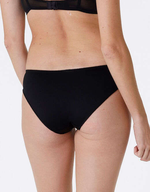 Lovable Slip Sophisticated Lace in pizzo e microfibra, nero Vendita Economica