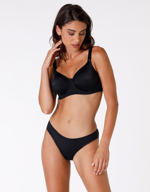 Lovable Reggiseno ferretto senza imbottitura Shaping in microfibra, nero Acquista Ora