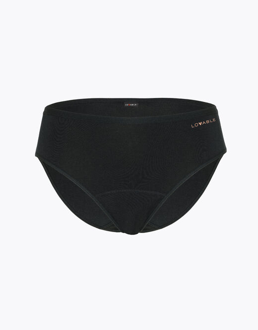 Lovable Slip assorbente lavabile in cotone elasticizzato, nero Promozione Limitata