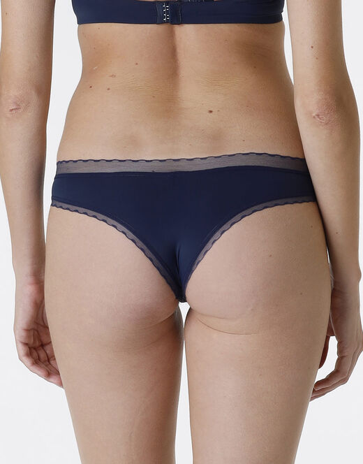Lovable Brasiliano My Daily Comfort in microfibra, blu scuro Sconto