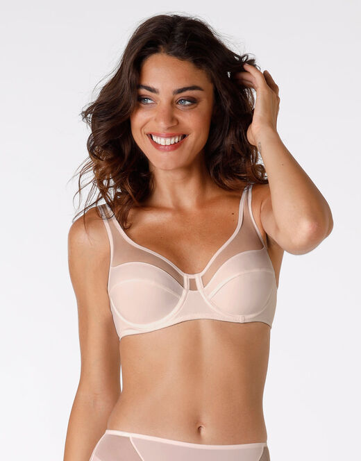 Lovable Reggiseno con ferretto Modern Shaping in microfibra, cipria Saldi