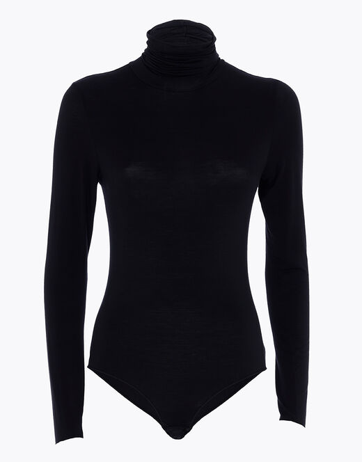 Lovable Body a collo alto e manica lunga in modal, nero Hotsell