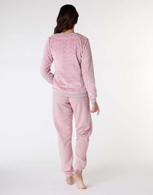 Lovable Homewear in pelliccetta e pile, rosa polvere 50% di sconto con spedizione gratuita