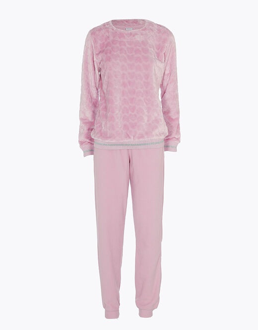 Lovable Homewear in pelliccetta e pile, rosa polvere 50% di sconto con spedizione gratuita