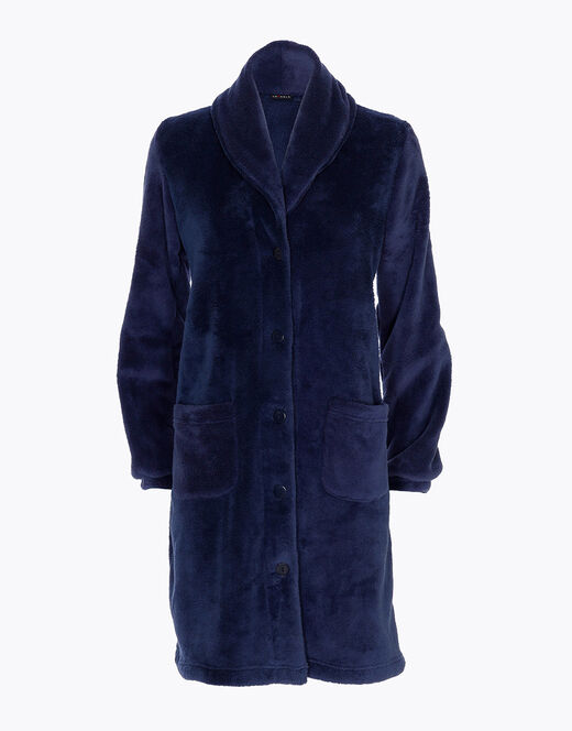 Lovable Vestaglia aperta stile pelliccia, blu Officina