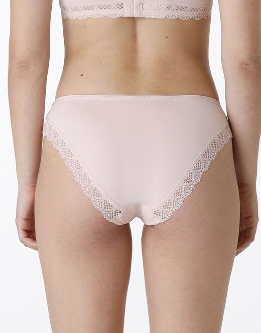 Lovable Slip Smooth Fancy in microfibra, pizzo e cotone, neutro Vendite Flash