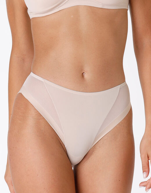 Lovable Slip midi sgambato Invisible Ultralight skin in microfibra e tulle. Massima invisibilità Promozione
