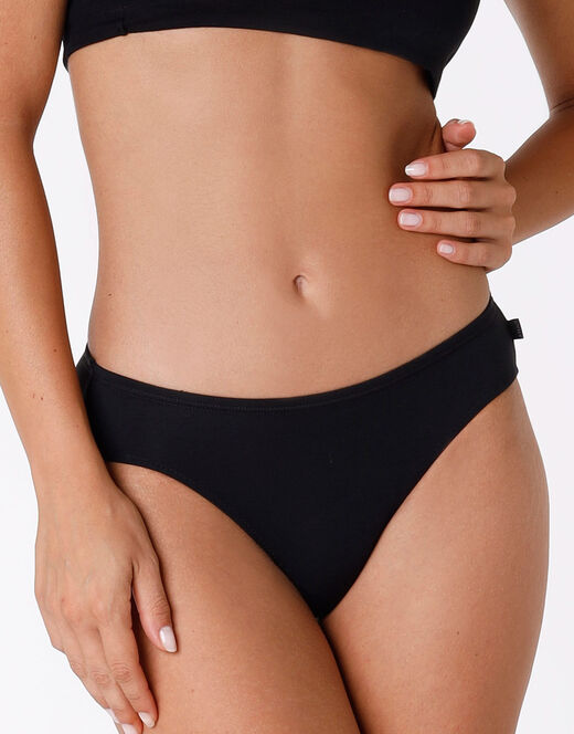 Lovable Slip Lovely vita bassa nero in cotone modal vellutato Pezzi Unici