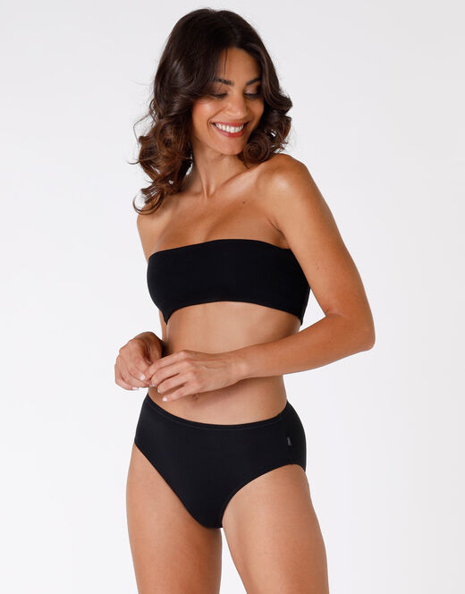 Lovable Slip midi Lovely nero in cotone modal vellutato Italy