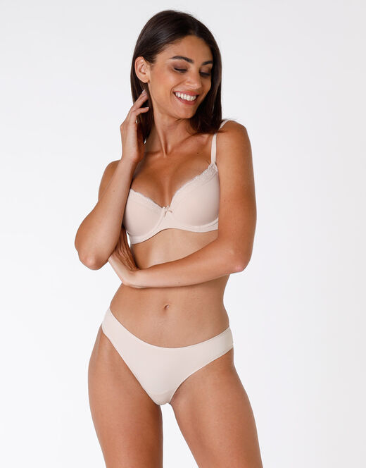 Lovable Reggiseno ferretto balconette leggermente imbottito Sensual Touch skin, in morbida microfibra. Comfort estremo Spedizione Gratuita