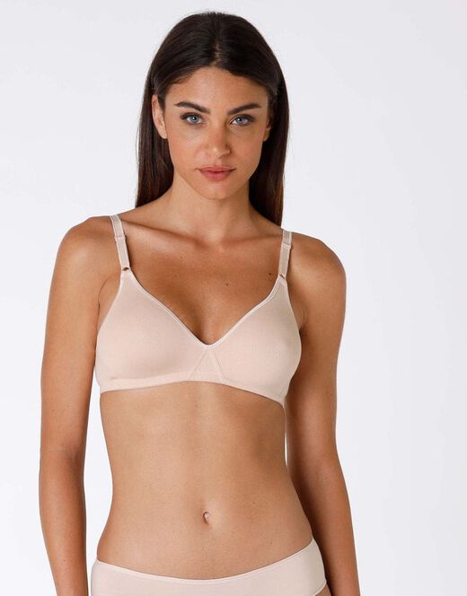 Lovable Bipack reggiseni senza ferretto Cotton Line in cotone, nude Italia