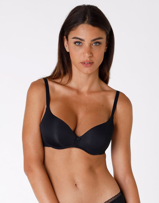 Lovable Reggiseno push up senza ferretto My Daily Comfort in microfibra, nero Spedizione Gratuita