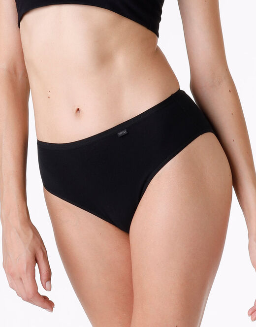 Lovable Slip midi lovely in cotone modal, nero Sottocosto