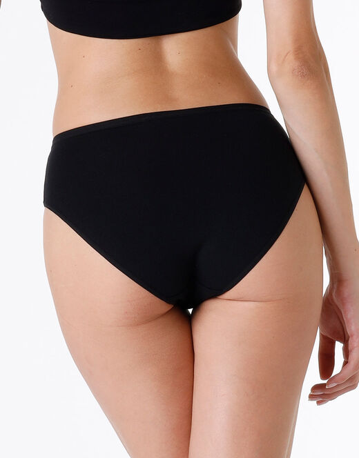 Lovable Slip midi lovely in cotone modal, nero Sottocosto