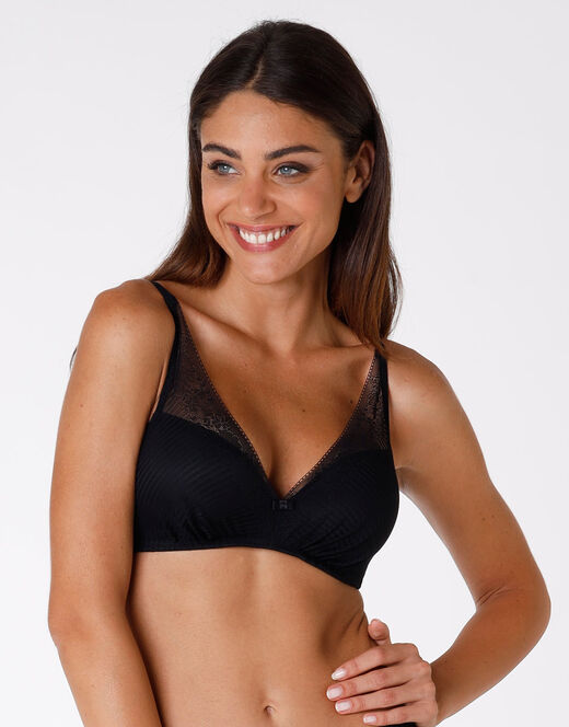 Lovable Reggiseno senza ferretto leggermente imbottito Sensual Touch Exclusive, nero Saldi