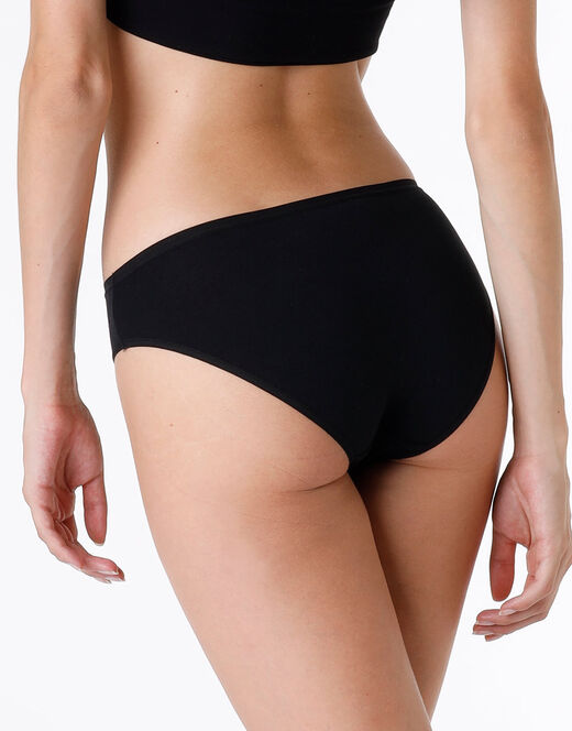 Lovable Slip mini lovely in cotone modal, nero Prezzo Ridotto