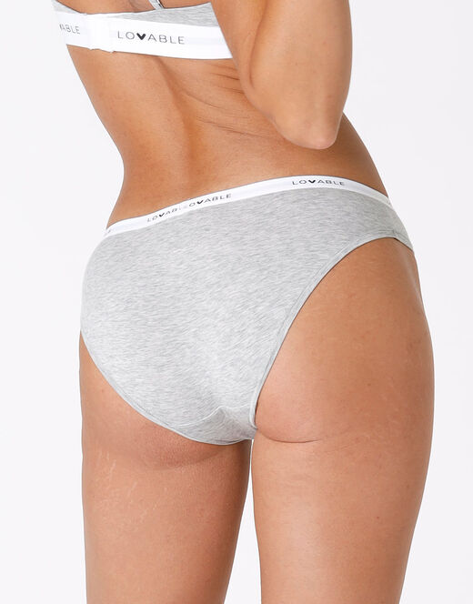 Lovable Slip Originals in jersey di cotone modal, grigio Economico