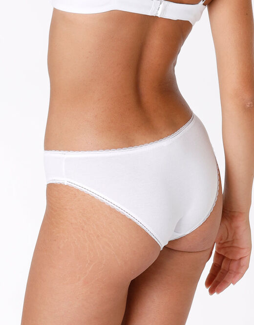 Lovable Slip My Bio Comfort, in cotone biologico certificato, bianco Outlet
