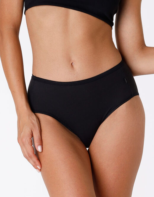 Lovable Slip midi lovely, nero in cotone soft Nuova