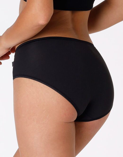 Lovable Slip midi lovely, nero in cotone soft Nuova