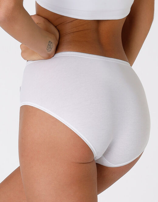 Lovable Slip midi lovely, bianco in cotone soft Black Friday