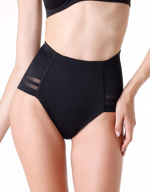 Lovable Guaina contenitiva Shaping New Fit in microfibra doppiata e tulle, nero ACQUISTA ORA