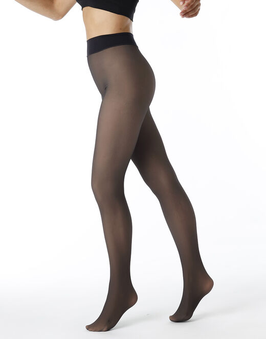 Lovable Collant Warm & Transparent 80 denari, caldi effetto trasparente, Neri Fino al 55% di sconto