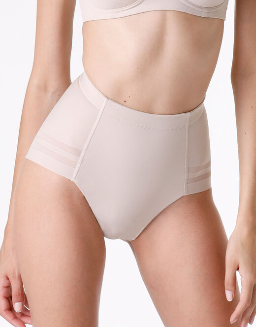 Lovable Guaina contenitiva Shaping New Fit in microfibra doppiata e tulle, skin Enormi sconti