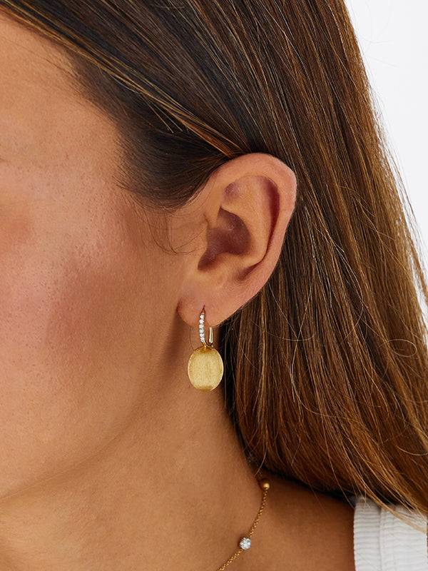 ﻿Nanis Orecchini "CILIEGINE" con boules pendenti in oro e dettagli di diamant – Nanis Italian Jewels Promozione