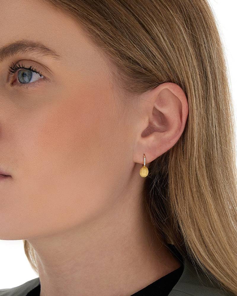 Nanis Orecchini "BABY CILIEGINE" con boules pendenti in oro e dettagli di di – Nanis Italian Jewels Promozione Limitata