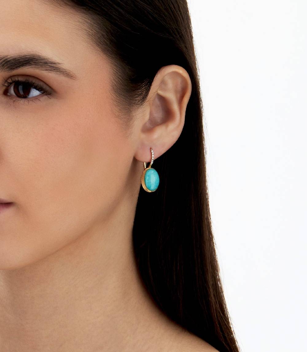 Nanis Orecchini Ciliegine Anice "Boules" in oro inciso, diamanti, cristallo – Nanis Italian Jewels Hotsell