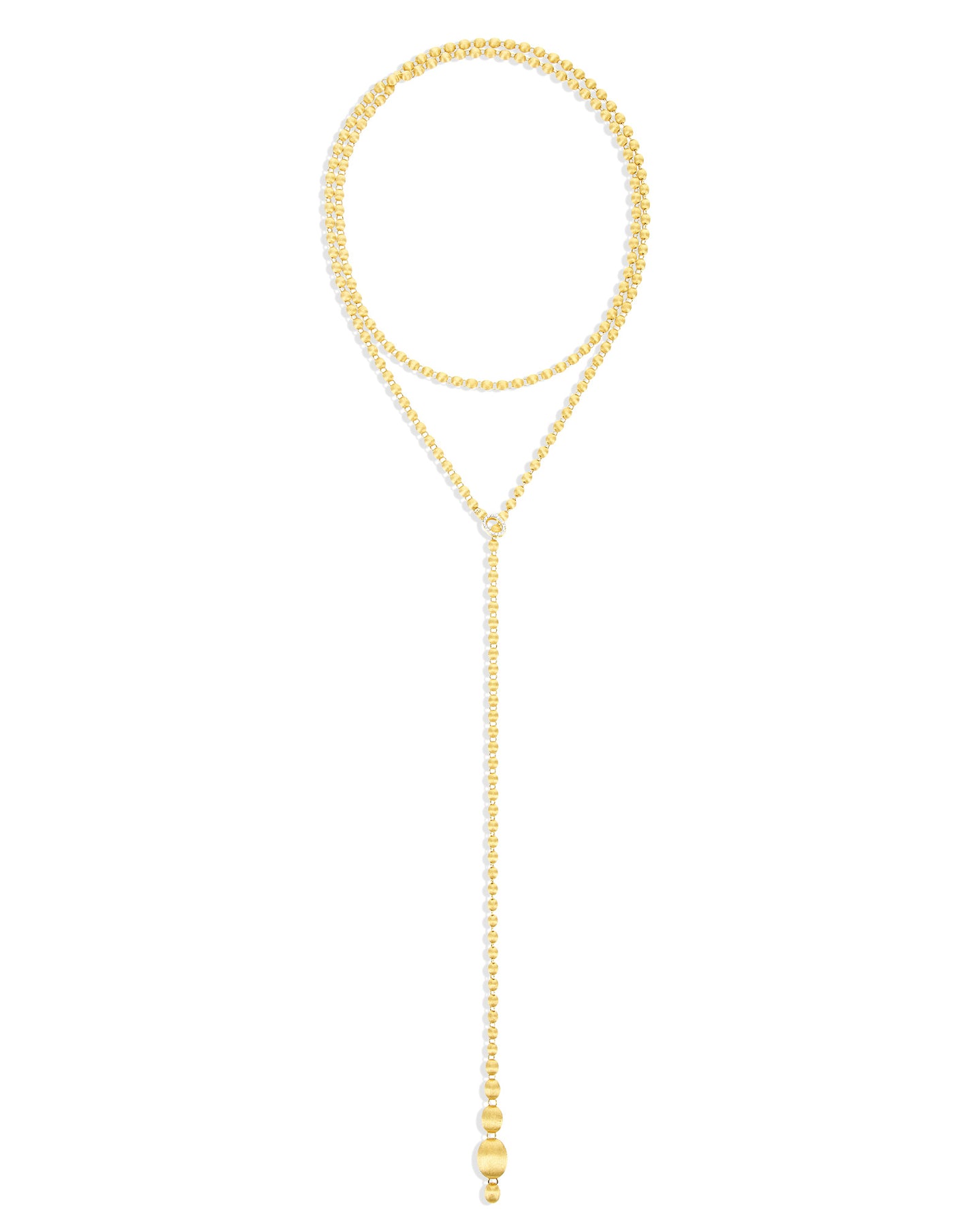 Nanis Collana iconica "IVY slim" convertibile con boules in oro incise a man – Nanis Italian Jewels I Più Venduti