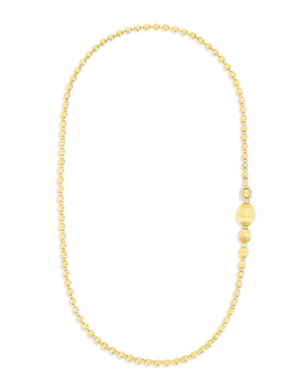 Nanis Collana iconica "IVY" slim convertibile con boules in oro giallo incis – Nanis Italian Jewels Vendite Flash