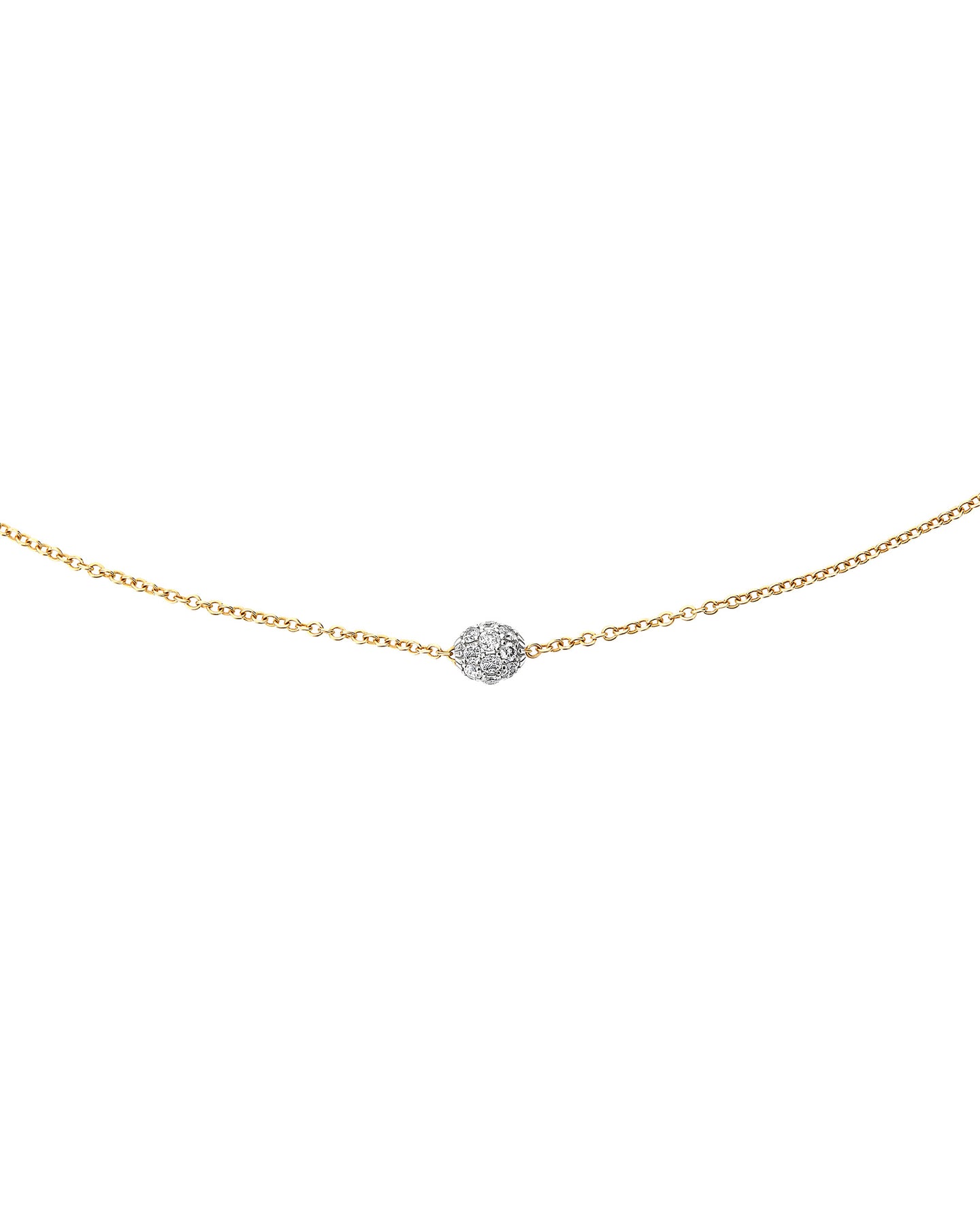 Nanis Collana punto luce "DANCING ÉLITE" in oro e dettaglio in diamanti – Nanis Italian Jewels In vendita
