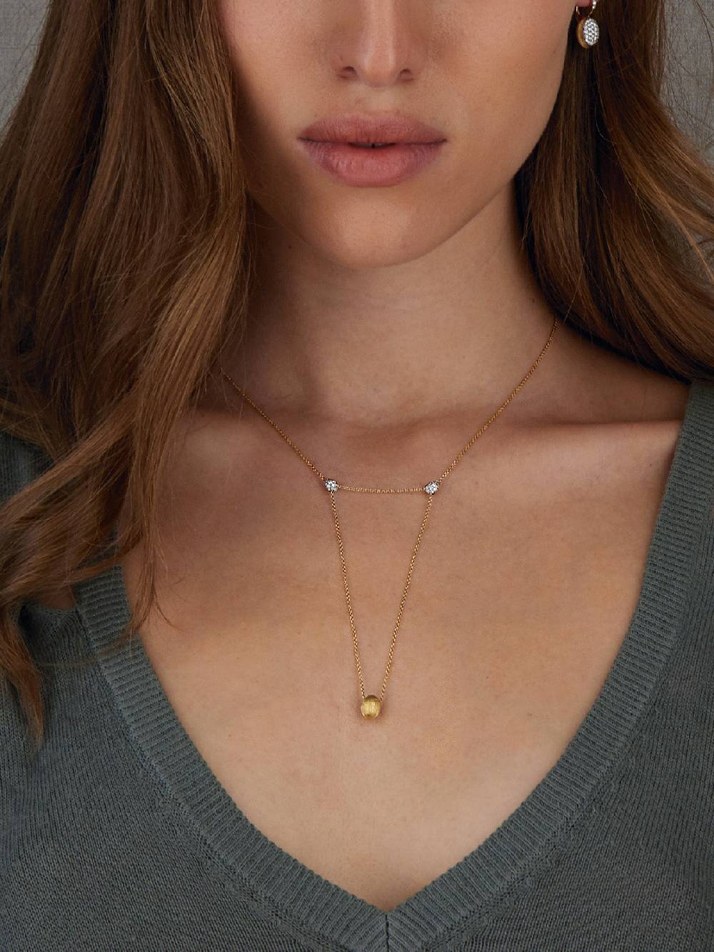 Nanis Collana "LUCE" convertibile 3 in 1 in oro e diamanti (piccola) – Nanis Italian Jewels 2025
