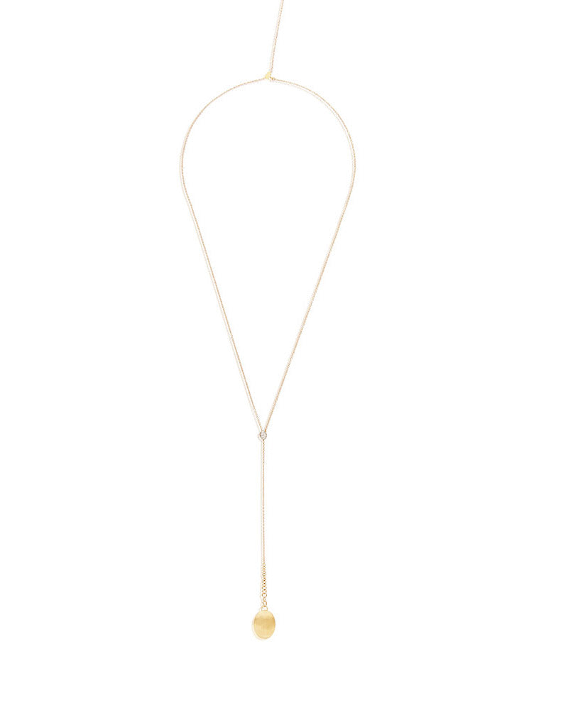 Nanis Collana "CANDLE" pendente con ciondolo in oro e diamanti – Nanis Italian Jewels In Linea
