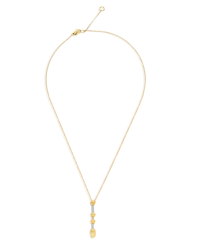 Nanis Collana "DANCING ÉLITE" con ciondolo contemporaneo in oro e diamanti – Nanis Italian Jewels Vendita
