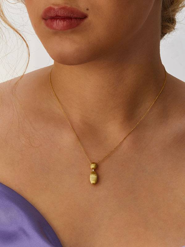 Nanis Collana "DANCING ÉLITE" con ciondolo piccolo in oro e piccolo dettagli – Nanis Italian Jewels Spedizione Gratuita