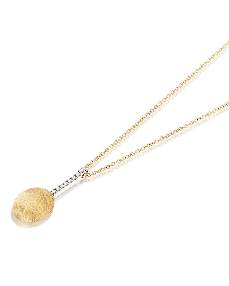 Nanis Collana "DANCING ÉLITE" pendente con ciondolo in oro e barrette di dia – Nanis Italian Jewels Soddisfazione Garantita