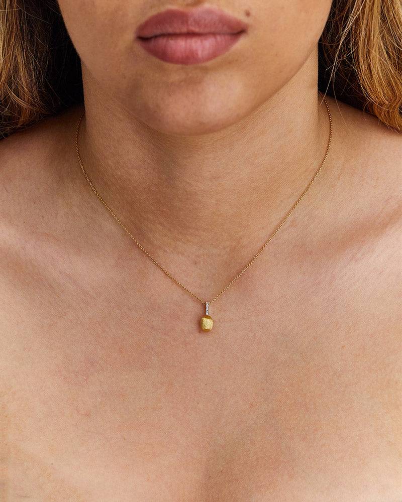 Nanis Collana "DANCING ÉLITE" con pendente piccolo in oro e diamanti – Nanis Italian Jewels Qualità Garantita