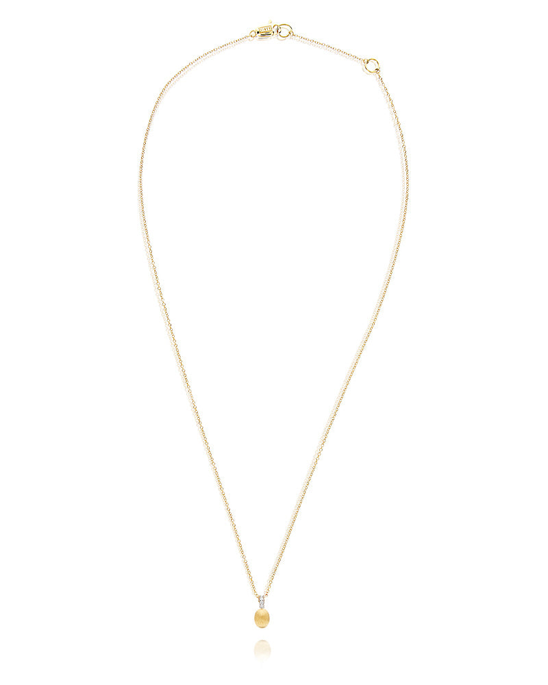 Nanis Collana "DANCING ÉLITE" con ciondolo piccolo in oro e accenti di diama – Nanis Italian Jewels Negozi Online
