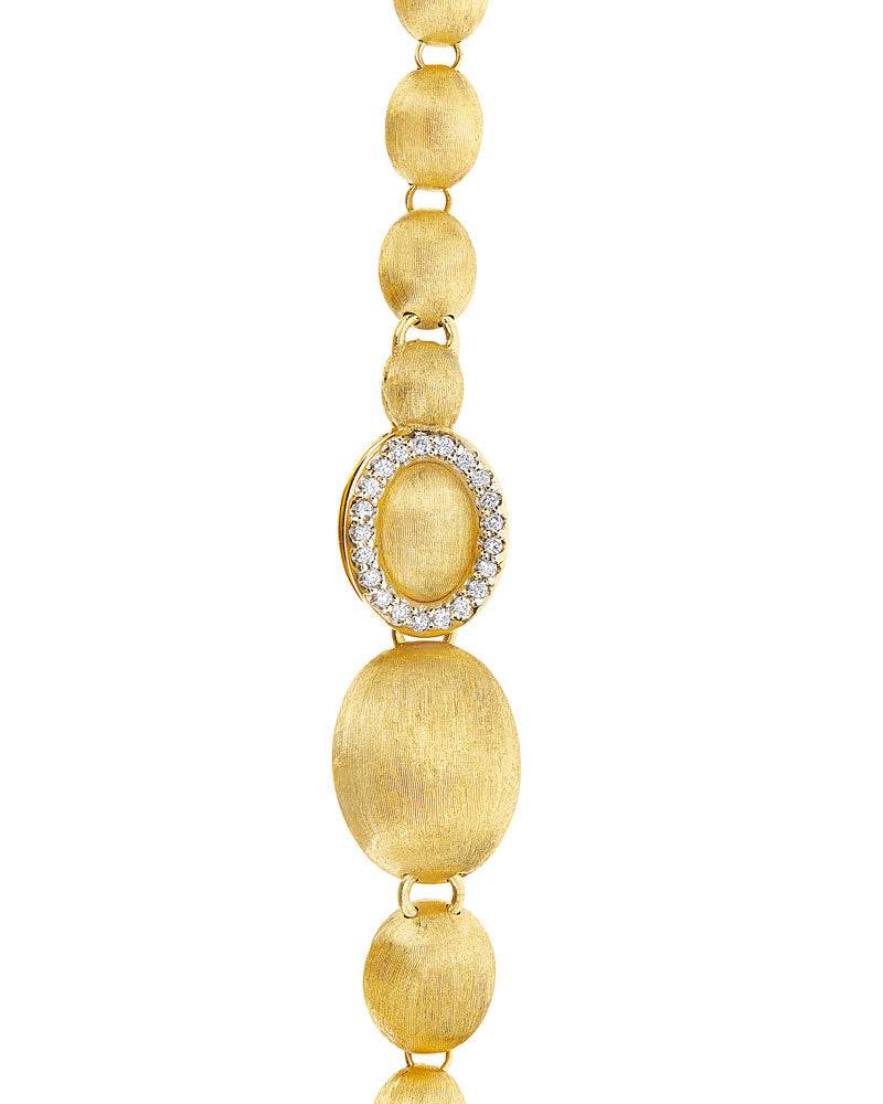 Nanis Bracciale "IVY" con boules grandi in oro e diamanti incise a mano – Nanis Italian Jewels Convenienza