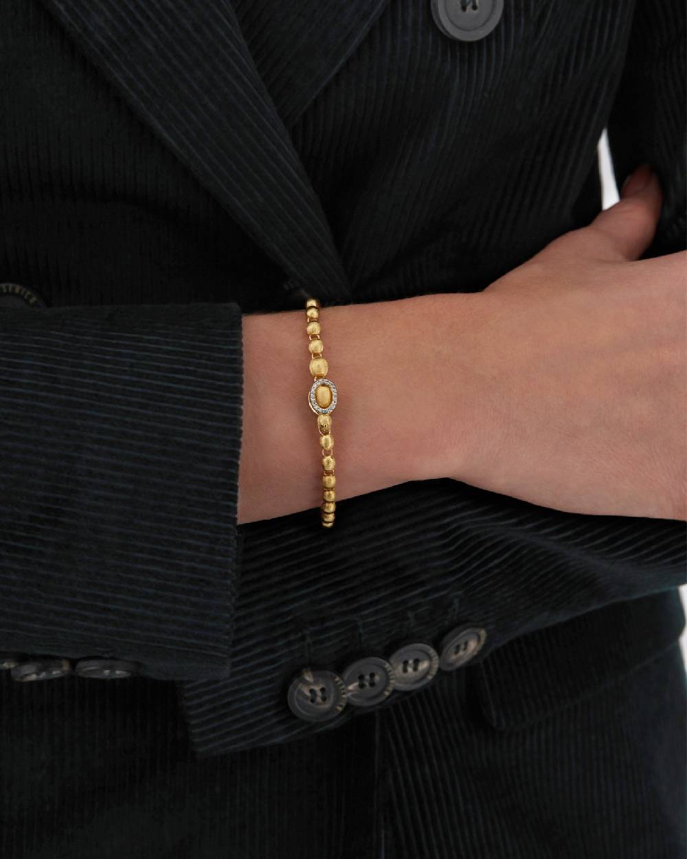 Nanis Bracciale "IVY" slim in oro e diamanti – Nanis Italian Jewels Novità
