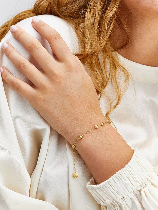 Nanis Bracciale "soffio" con boules in oro – Nanis Italian Jewels Sconto