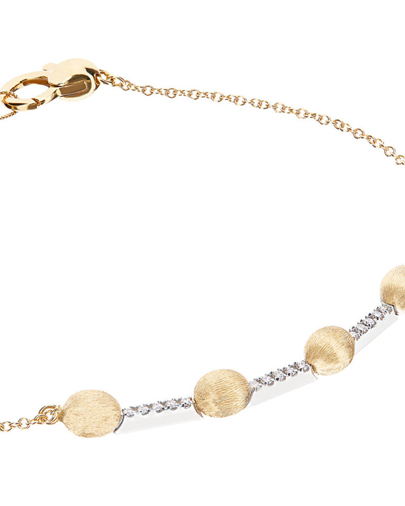 Nanis Bracciale "DANCING ÉLITE" in oro e barretta di diamanti – Nanis Italian Jewels Offerta