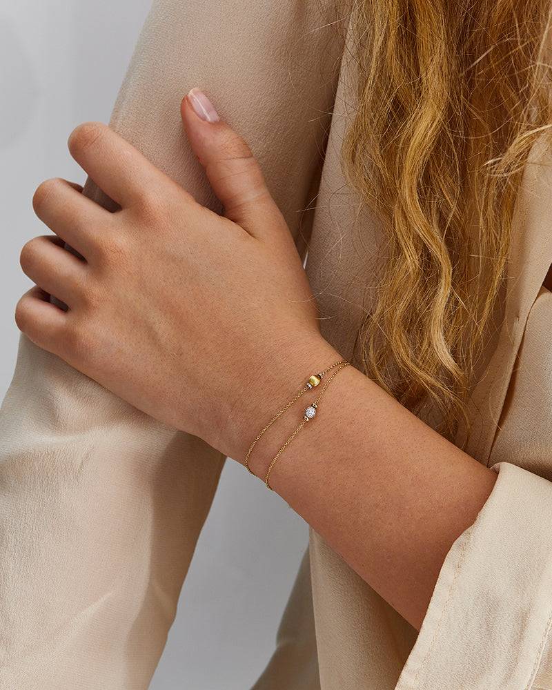 Nanis Bracciale "DANCING ÉLITE" in oro con boule in diamanti – Nanis Italian Jewels Outlet