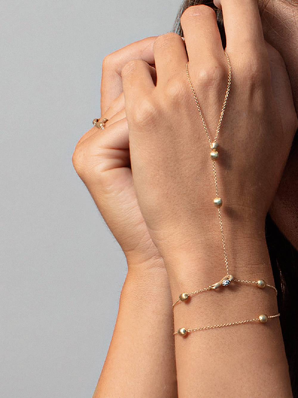 Nanis Bracciale e collana "SOFFIO GITANO" in oro e diamanti – Nanis Italian Jewels In Vendita