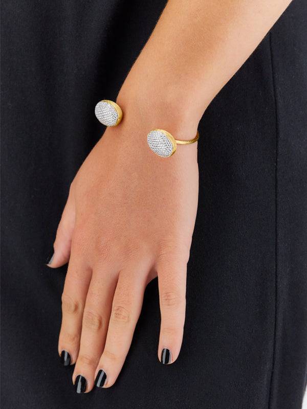 Nanis Bracciale a schiava "BUBBLE" in oro e diamanti (grande) – Nanis Italian Jewels Saldi
