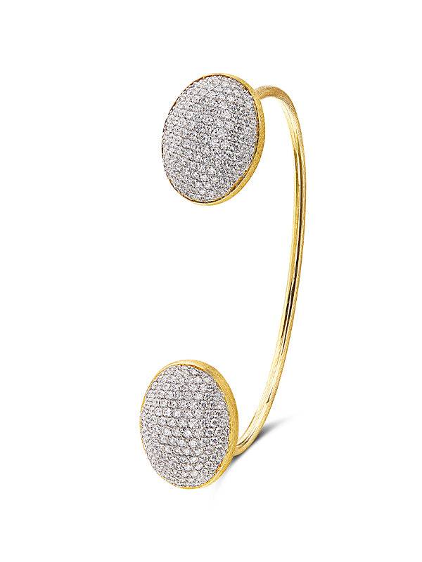 Nanis Bracciale a schiava "BUBBLE" in oro e diamanti (piccolo) – Nanis Italian Jewels Offerte