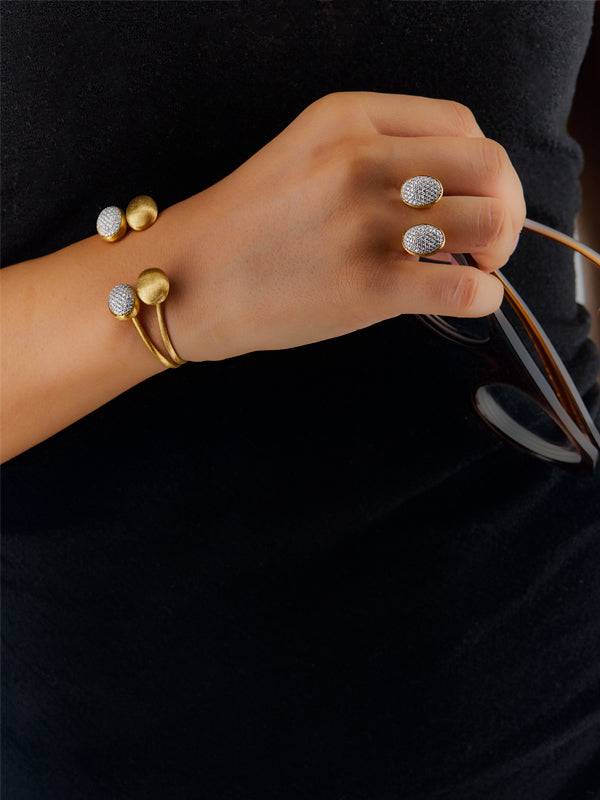 Nanis Bracciale a schiava "BUBBLE" in oro (piccolo) – Nanis Italian Jewels Vendita Calda